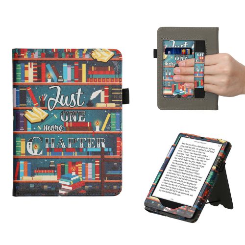 калъф kwmobile за Amazon Kindle Paperwhite 11, Екологична кожа, Многоцветен, 57210.02