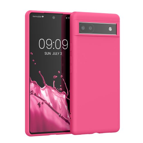Калъф Kwmobile за Google Pixel 6a, Силиконов, Розов, 57799.77