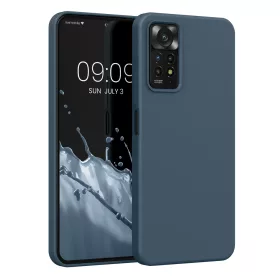   Калъф Kwmobile за Xiaomi Redmi Note 11 Pro/Redmi Note 11 Pro 5G, силиконов, син, 57373.202