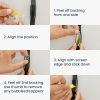 Комплект от 3 защитни фолиа за Withings Scanwatch 38mm, Kwmobile, Transparent, Silicone, 59432.1