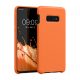 калъф kwmobile за Samsung Galaxy S10e, силиконов, оранжев, 47944.150
