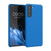 Калъф Kwmobile за Samsung Galaxy S21, Силиконов, Син, 54056.228