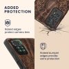 калъф kwmobile за Xiaomi Redmi Note 11 Pro/Redmi Note 11 Pro 5G/Redmi Note 12 Pro, дърво, кафяв, 57381.07