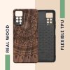 калъф kwmobile за Xiaomi Redmi Note 11 Pro/Redmi Note 11 Pro 5G/Redmi Note 12 Pro, дърво, кафяв, 57381.07