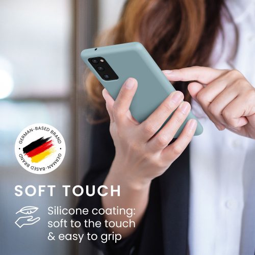 Калъф Kwmobile за Samsung Galaxy S20 FE, Силиконов, Зелен, 53605.207