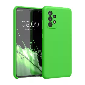   Калъф Kwmobile за Samsung Galaxy A52/Galaxy A52 5G/Galaxy A52s 5G, силиконов, зелен, 54347.159
