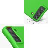 Калъф kwmobile за Samsung Galaxy S22 Plus, Силиконов, Зелен, 56761.159