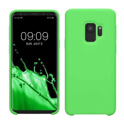 Калъф kwmobile за Samsung Galaxy S9, Силиконов, Зелен, 44182.159