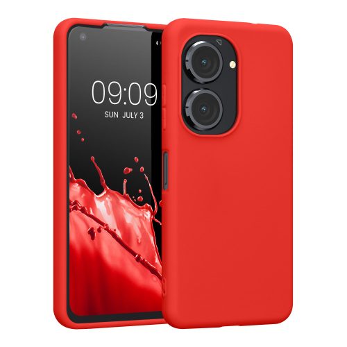 Калъф Kwmobile за Asus Zenfone 9, силиконов, червен, 59449.09