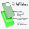 Калъф Kwmobile за Apple iPhone 12 Pro Max, силиконов, зелен, 52644.44