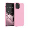 Калъф Kwmobile за Apple iPhone 12 Pro Max, силиконов, розов, 52644.110