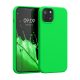 Калъф Kwmobile за Apple iPhone 13, силиконов, зелен, 55878.44