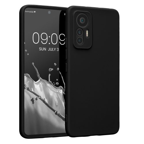 Калъф Kwmobile за Xiaomi 12 Lite, силиконов, черен, 59470.47
