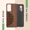 Калъф Kwmobile за Xiaomi 12 Lite, дърво, кафяв, 59408.02