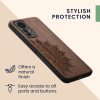 Калъф Kwmobile за Xiaomi 12 Lite, дърво, кафяв, 59408.02