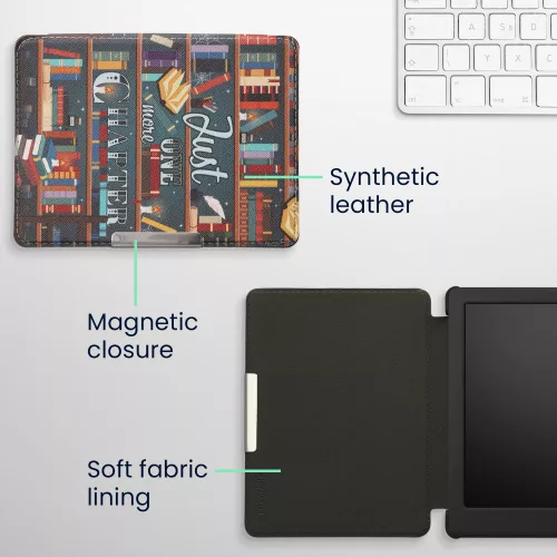 Калъф за Kobo Glo HD/Touch 2.0, Kwmobile, Многоцветен, Екологична кожа, 34348.49