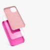 калъф kwmobile за Apple iPhone 12 Mini, силиконов, розов, 52640.135