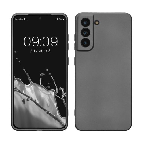 Kwmobile калъф за Samsung Galaxy S21 FE, сив, силиконов, 55485.232