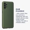 калъф kwmobile за Samsung Galaxy A13 4G, Силиконов, Зелен, 57956.233