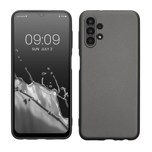 калъф kwmobile за Samsung Galaxy A13 4G, силиконов, сив, 57956.232