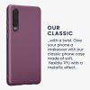 калъф kwmobile за Huawei P30, Силиконов, Лилав, 47411.115