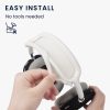 Комплект от 2 kwmobile калъфа за Apple Airpods Max, силикон, черен, 59790.02