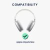 Комплект от 2 kwmobile калъфа за Apple Airpods Max, силикон, черен, 59790.02