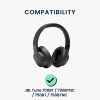 Комплект от 2 броя слушалки kwmobile за JBL Tune 700BT /Tune 750BT/Tune 750BTNC, Екологична кожа, Бяла, 59040.02