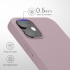 калъф kwmobile за Apple iPhone 12/iPhone 12 Pro, силиконов, лилав, 53938.236