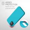 калъф kwmobile за Apple iPhone 12/iPhone 12 Pro, силиконов, син, 53938.223