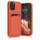 калъф kwmobile за Apple iPhone 12/iPhone 12 Pro, силиконов, червен, 55112.76