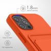 калъф kwmobile за Apple iPhone 12/iPhone 12 Pro, силиконов, оранжев, 55112.29