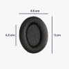 Комплект 2 броя слушалки kwmobile за Sennheiser HD660S /HD565/HD580, Екологична кожа, Черни, 59847.01