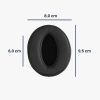 Комплект от 2 kwmobile Earpads за Sennheiser HD400S/HD450SE/HD458BT, еко кожа, черни, 59843.01