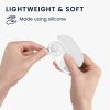 Калъф kwmobile за Xiaomi Redmi Buds 3 Lite, силиконов, бял/черен, 59159.02