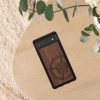 Калъф kwmobile за Google Pixel 6a, дърво, кафяв/черен, 59884.02