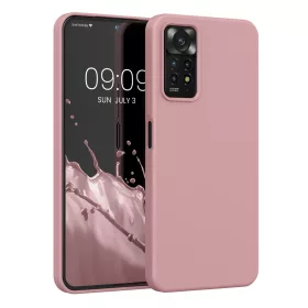   калъф kwmobile за Xiaomi Redmi Note 11 Pro/Redmi Note 11 Pro 5G/Redmi Note 12 Pro, Силиконов, Розов, 57373.193