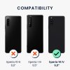 Бъмпър kwmobile за Sony Xperia 10 IV, силикон, черен, 59961.01