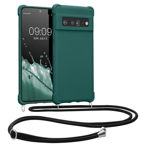 Калъф Kwmobile за Google Pixel 6 Pro, зелен, силикон, 55917.78