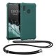 Kwmobile калъф с връзка за Samsung Galaxy A20e, зелен, силиконов, 49966.78