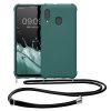 Kwmobile калъф с връзка за Samsung Galaxy A20e, зелен, силиконов, 49966.78