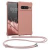 Kwmobile калъф с връзка за Google Pixel 7 Pro, розов, силиконов, 59967.154