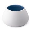 Bol ceramic Navaris pentru caini cu urechi lungi, lavabil, ceramica, alb, 56612.04