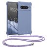 Kwmobile калъф с връзка за Google Pixel 7 Pro, син, силиконов, 59967.108