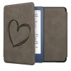 калъф kwmobile за Amazon Kindle (2022), еко кожа, сив, 59990.01