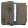 калъф kwmobile за Amazon Kindle (2022), еко кожа, сив, 59990.02