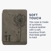 калъф kwmobile за Amazon Kindle (2022), еко кожа, сив, 59990.02