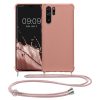 Бъмпър kwmobile за Huawei P30 Pro, Силиконов, Розов, 60035.154