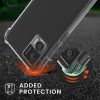 Бъмпър kwmobile за Motorola Edge 30 Neo, силикон, прозрачен/черен, 60085.01