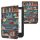 калъф kwmobile за Kobo Clara 2E, Екологична кожа, Многоцветен, 60056.02